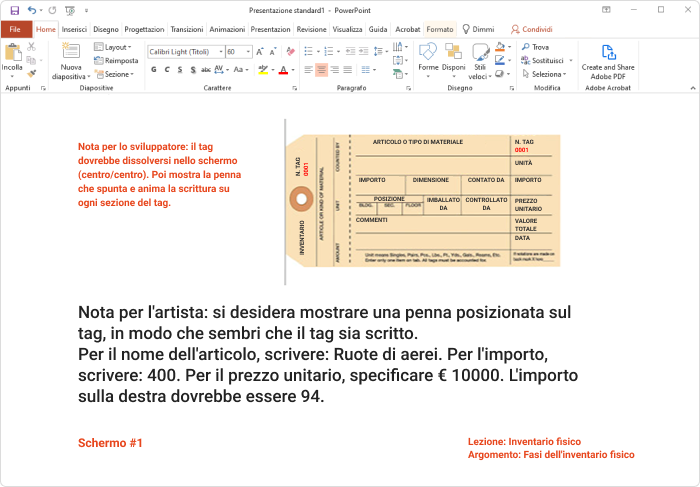 PPT storyboard esempio 1