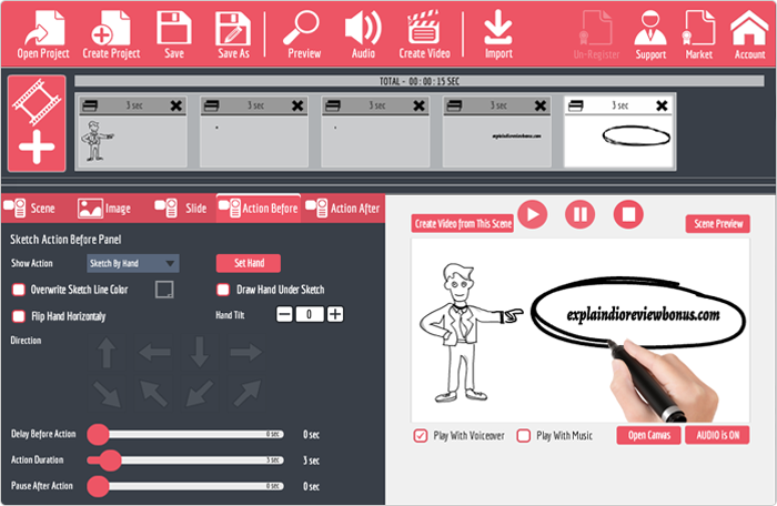 Software Explaindio per video esplicativi