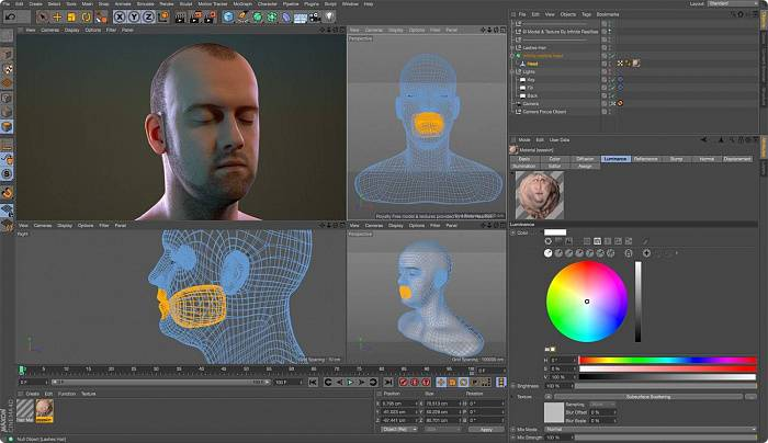 Software Cinema 4D per video esplicativi