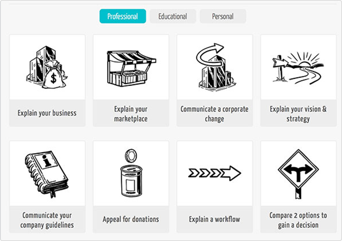 Software MySimpleShow per video esplicativi