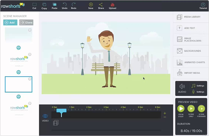 Software Raw Shorts per video esplicativi