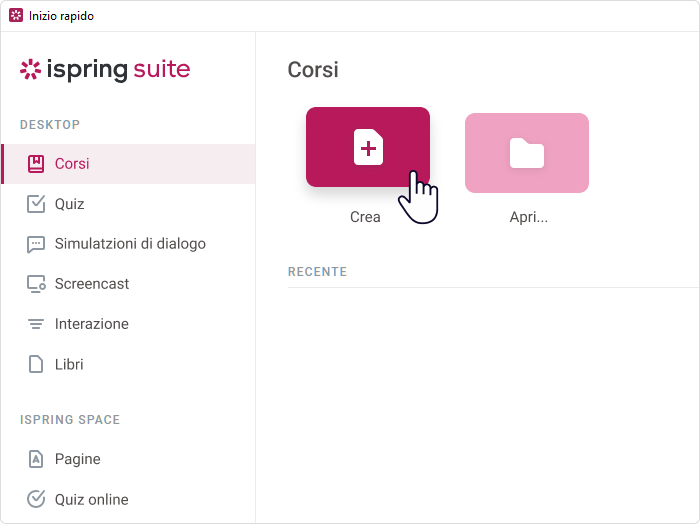 Convertitore integrato iSpring Suite da MP4 a SCORM